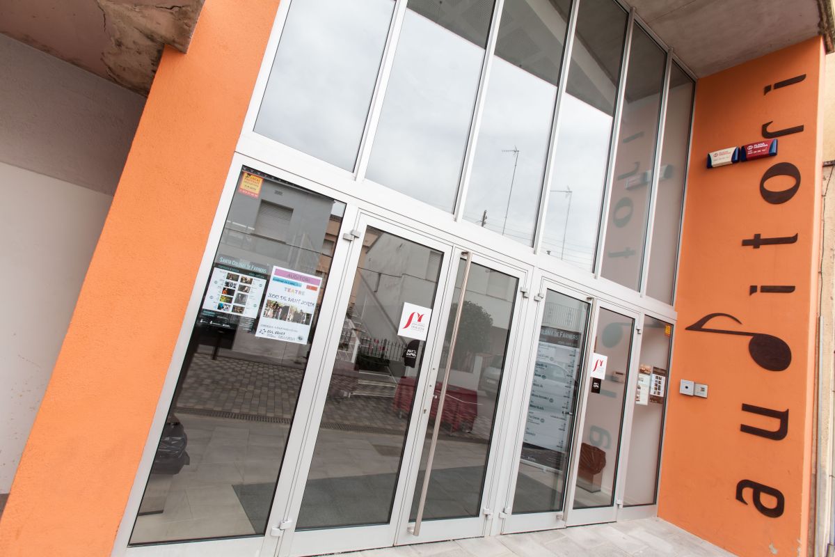 Auditori de Santa Coloma de Farners (façana) | © David Rueda Auditori de Santa Coloma de Farners (façana) | © David Rueda