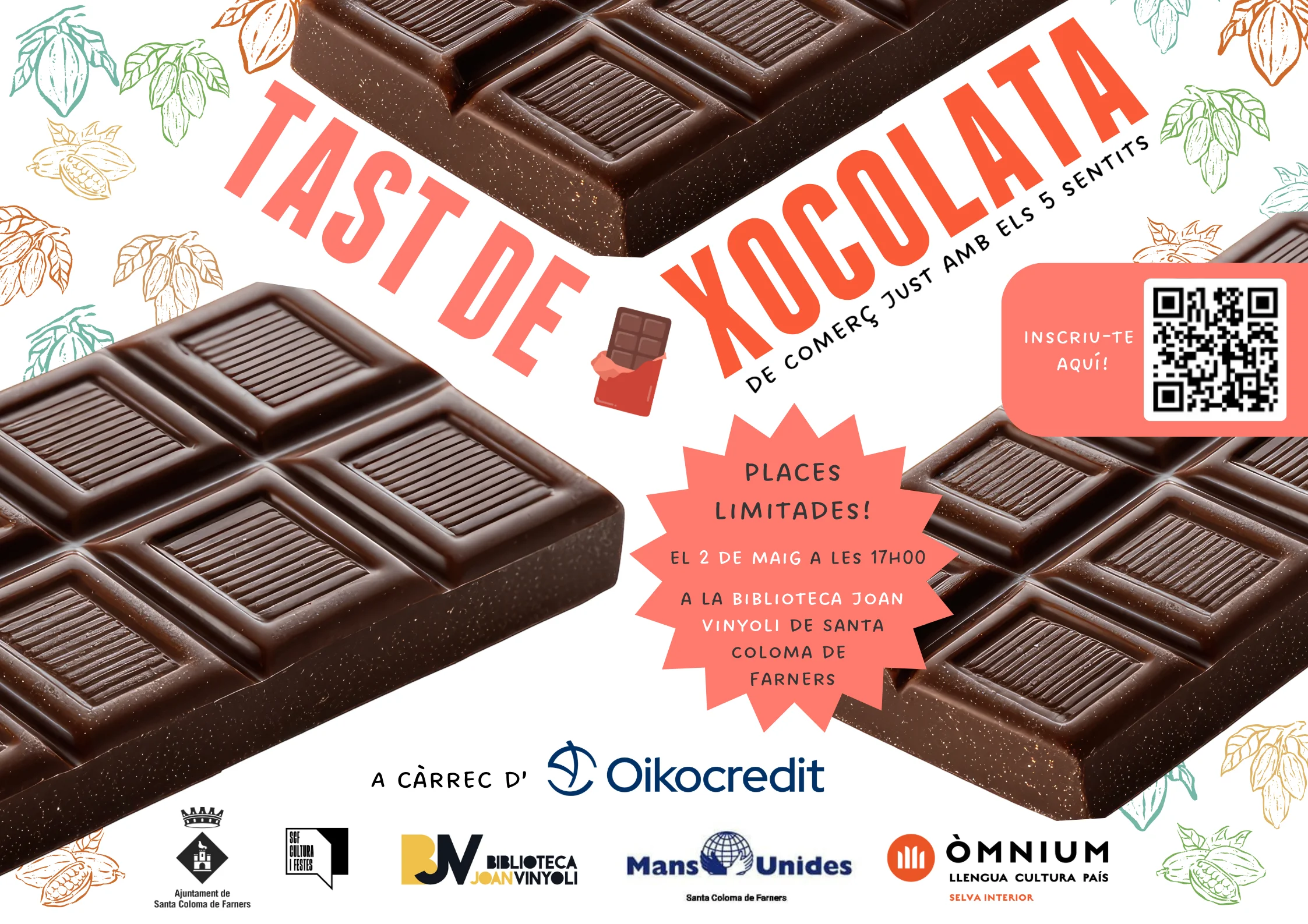 Activitat tast de xocolates | © Oikocrèdit