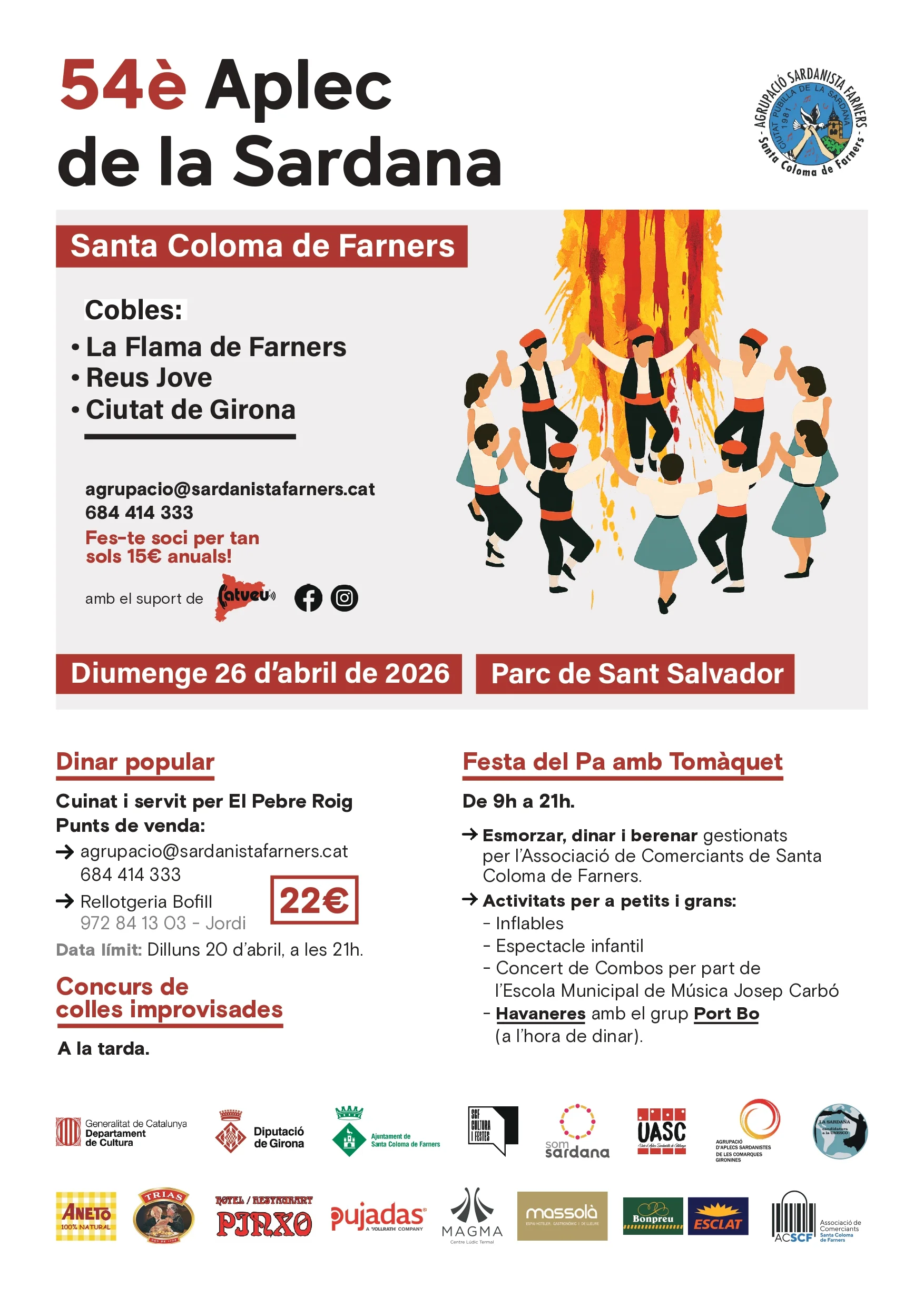 Cartell A3 | © Agrupació Sardanista