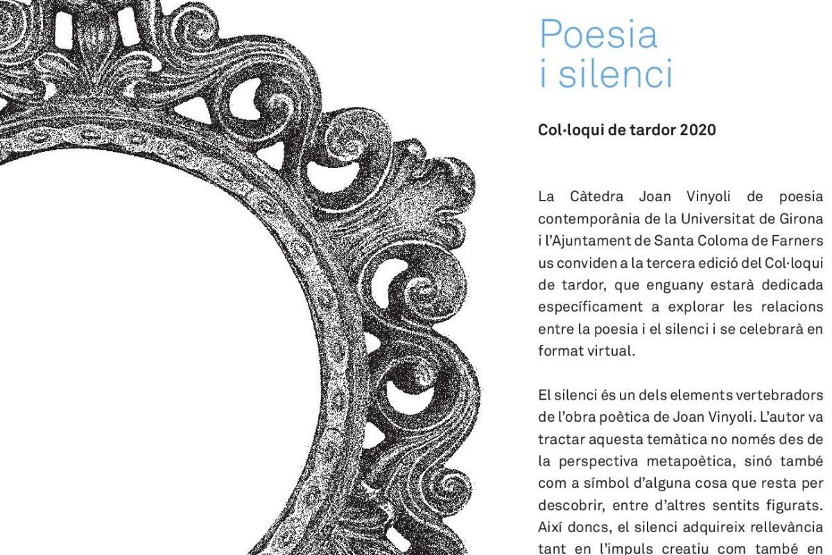 Col·loqui de tardor / Poesia i silenci Col·loqui de tardor / Poesia i silenci