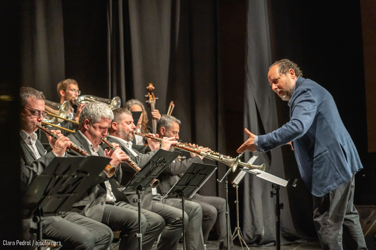 Concert de Divendres Sant. Cobla La Flama de Farners | © Clara Pedrol