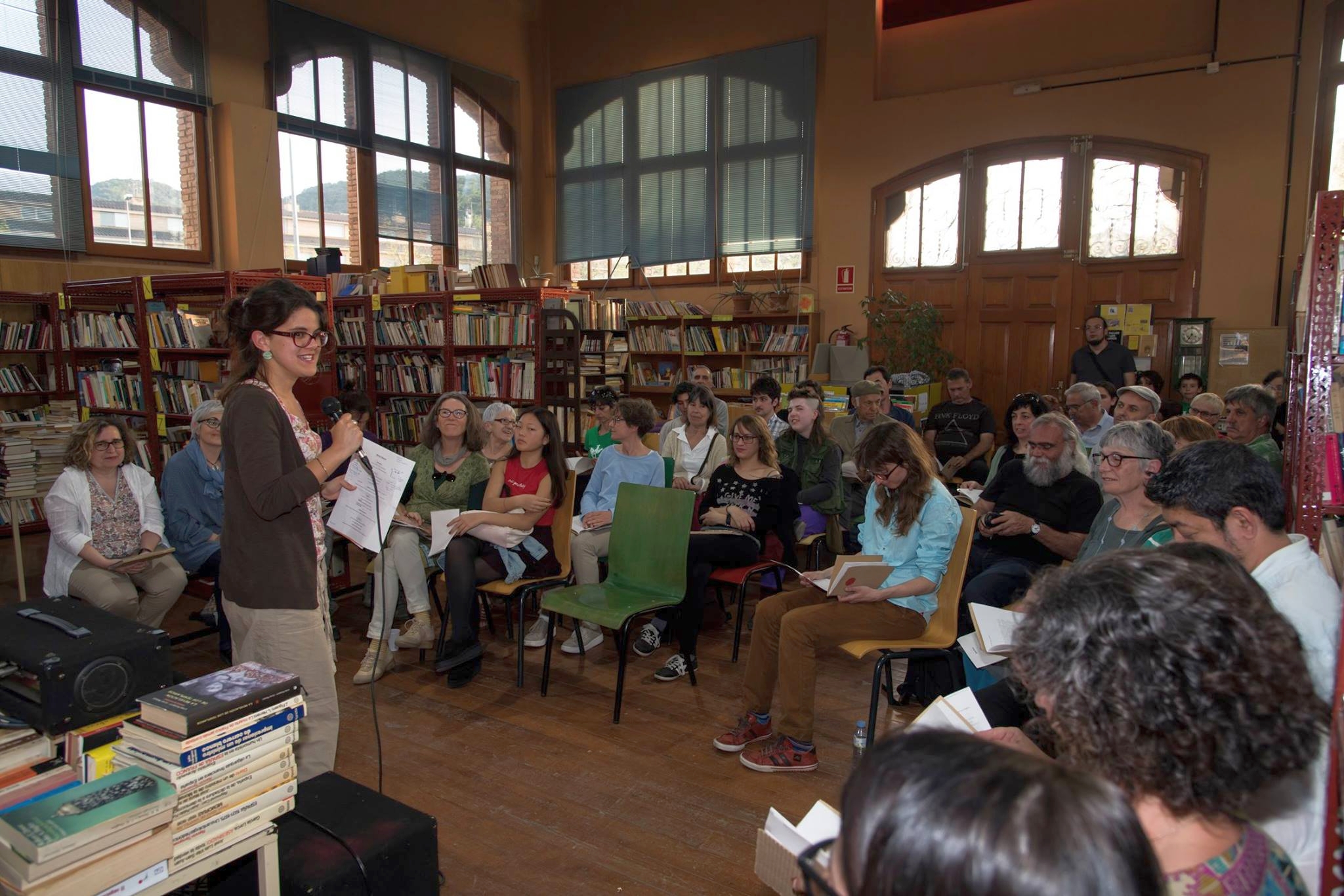 Acte a la llibreria Papyrus, a Celrà | © Associació Papyrus