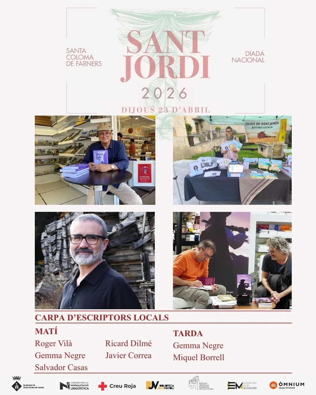 Post instagram Escriptors locals | © Regidoria de Cultura