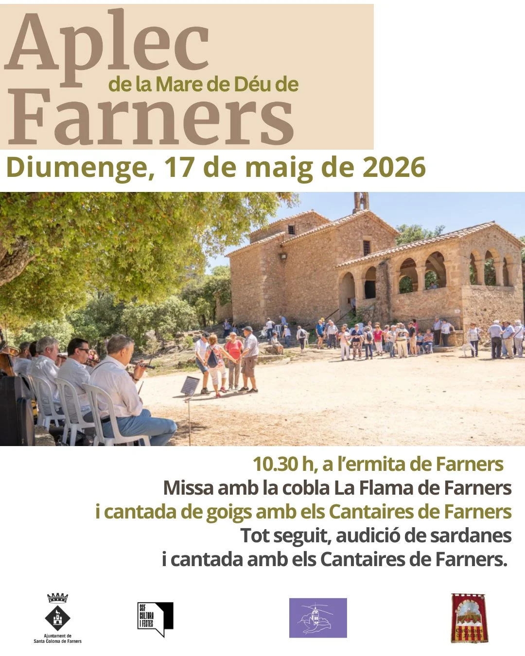 Cartell de l'Aplec de Farners 2026 | © Regidoria de Cultura