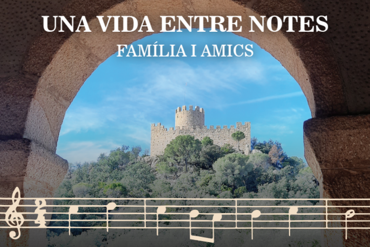 Una vida entre notes. Família i Amics. Albert Font. Portada del disc