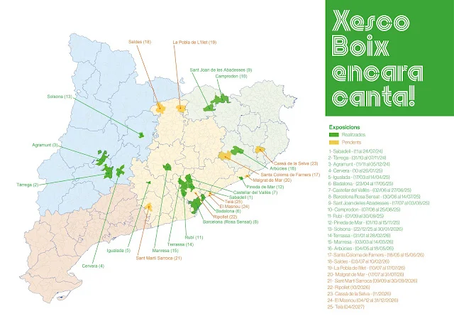 Cartell exposicions catalunya 2026 | © Omnium Cultural