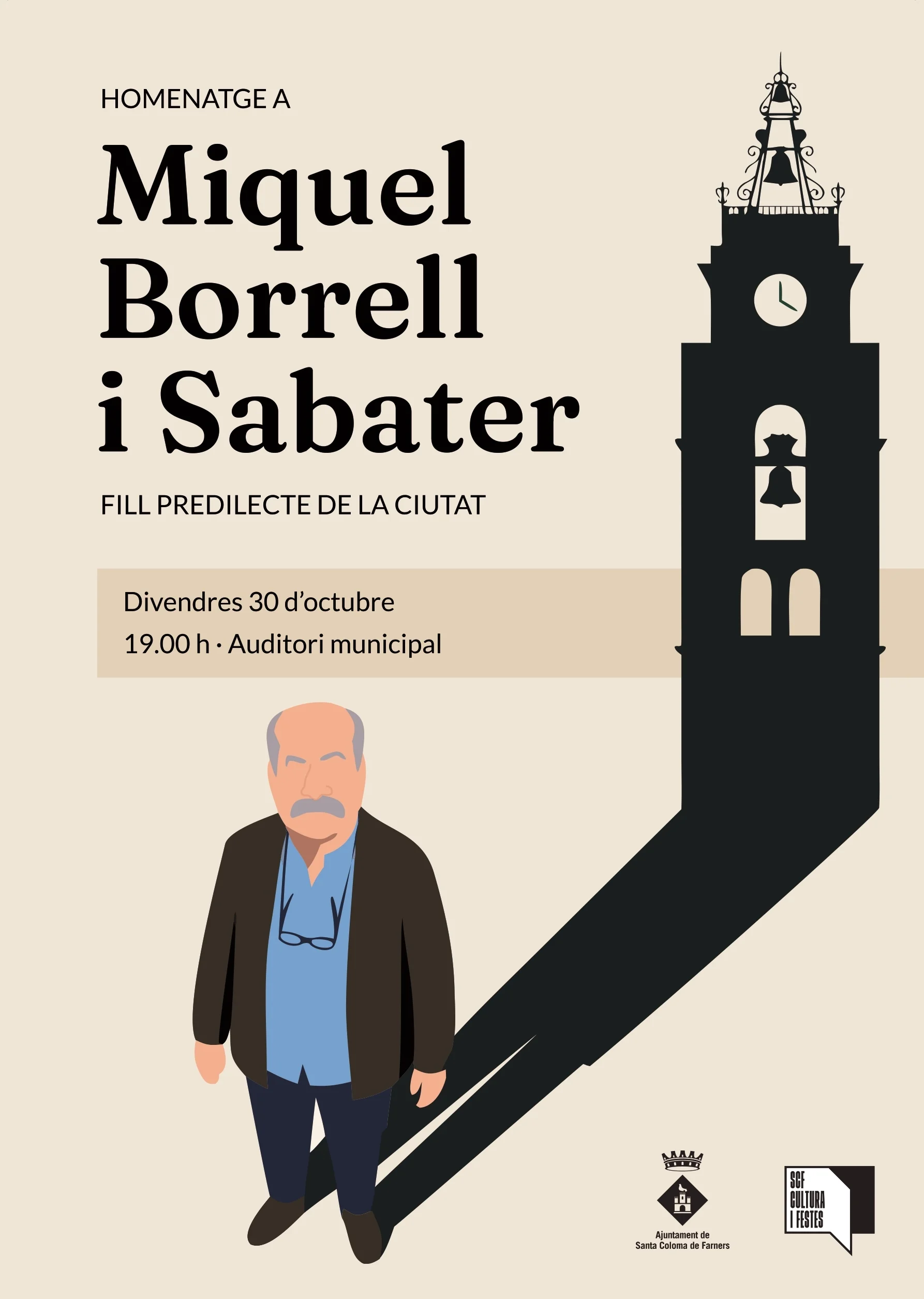 Cartell Miquel Borrell Sabater | © Setdedisseny