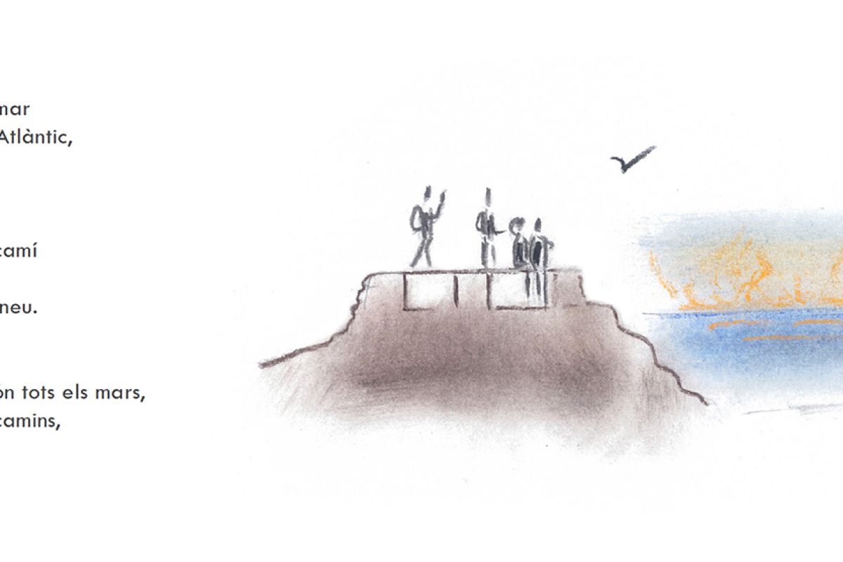 Poema dibuixat | © Noemi Morral Poema dibuixat | © Noemi Morral