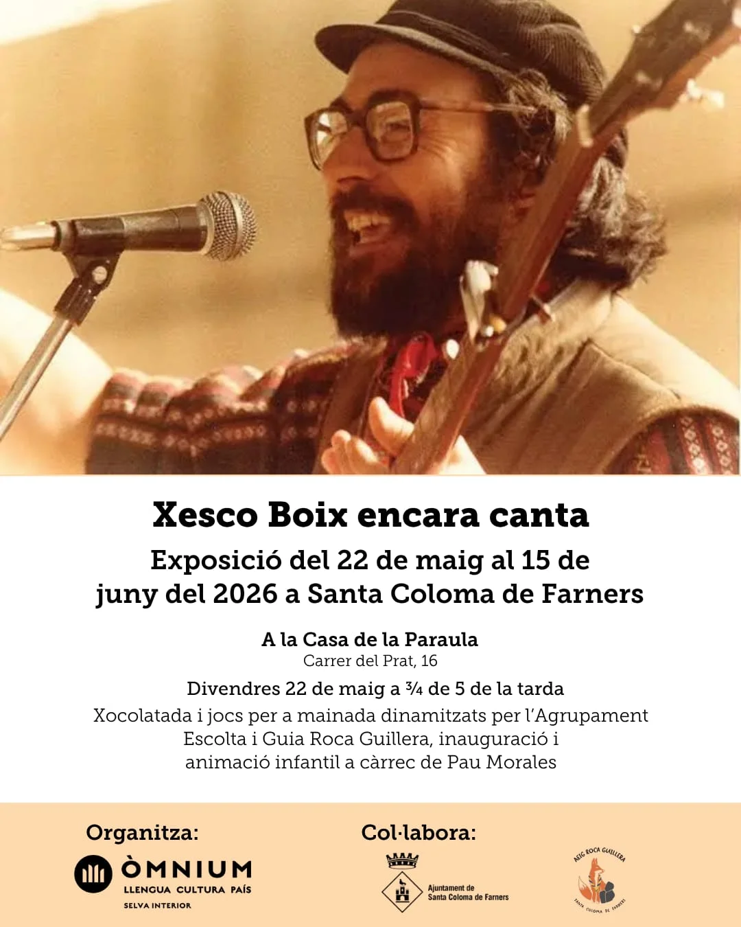 Cartell exposició SCF | © Òmnium Cultural